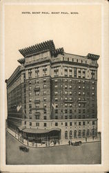 Hotel Saint Paul, Saint Paul, Minn. Postcard