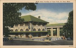 Main Pavilion at Como Park Postcard