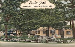 Barbee Courts Postcard