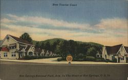 Best Tourist Court, Hot Springs National Park Postcard