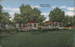 Elm Court, Hereford, Texas Postcard Postcard Postcard