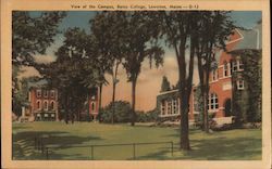 View of the Campus, Bates College Postcard