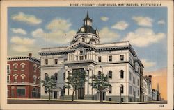 Berkeley County Court House Martinsburg, WV Postcard Postcard Postcard