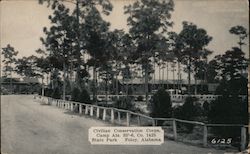 Civilian Conservation Corps Camp Ala. Postcard