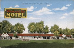 Westward Ho! Motel Billings, MT Flash's Studio Postcard Postcard Postcard