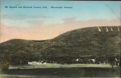 Mt. Equinox and Ekwanok Country Club Postcard