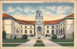 Infantry School Building, Ft. Benning, GA Postcard