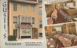 Gusti's Restaurant, Washington, D. C. Postcard