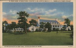 Pine Lakes International Country Club, Myrtle Beach Postcard
