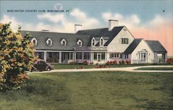 Burlington Country Club Vermont Postcard Postcard Postcard