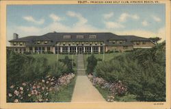 Princess Anne Golf Club Postcard