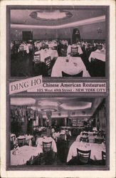 Ding Ho Chinese American Restaurant New York, NY Postcard Postcard Postcard