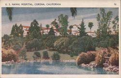 U.S. Naval Hospital Postcard