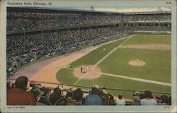 Comiskey Park Postcard