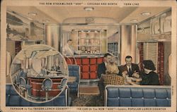 The New Streamliner "400", Chicago and North Western Line Postcard