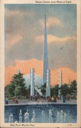 Theme Center from Plaza of Light - New York World's Fair Postcard