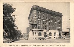 Famous Hotel Lafayette Marietta, OH Postcard Postcard Postcard