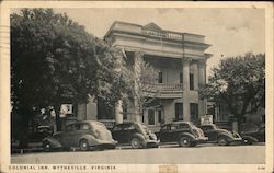 Colonial Inn Wytheville, VA Postcard Postcard Postcard