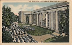 Kable Hall, Staunton Military Academy, Staunton, Va. Postcard