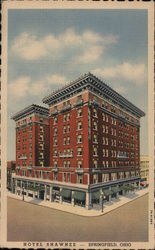 Hotel Shawnee Springfield, OH Postcard Postcard Postcard