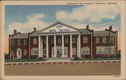 Greyhound Bus Terminal Postcard