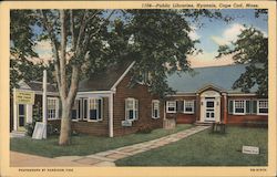 Public Libraries, Cape Cod Postcard