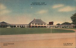 Plantation Court Postcard