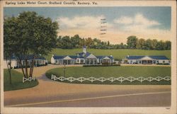 Spring Lake Motor Court Postcard