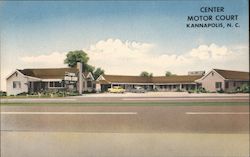 Center Motor Court Kannapolis, NC Postcard Postcard Postcard