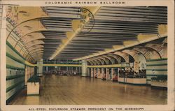 Excursion Steamer "President" on the Mississippi Postcard