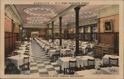 Henrici's, 67-71 West Randolph Street Postcard