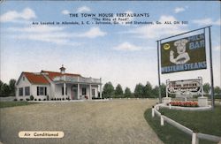 Town House Restaurants Allendale, SC Postcard Postcard Postcard