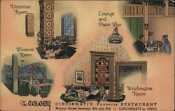 The Colony Restaurant, Cincinnati's Favorite Restaurant Postcard