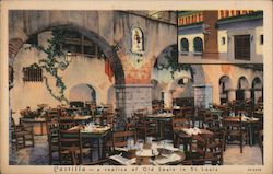 Castilla, A Replica of Old Spain St. Louis, MO Curt Teich Postcard Postcard Postcard