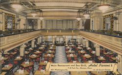 Main Restaurant and Sea Grill, Hotel Pieroni's Postcard