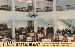C.O.D. Restaurant Nuevo Laredo, Mexico Postcard Postcard Postcard
