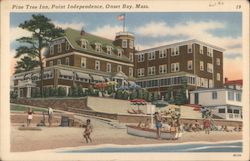 Pine Tree inn, Point Indepedence, Onset Bay Massachusetts Postcard Postcard Postcard