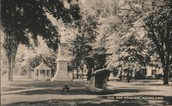 Civil War Monument Postcard