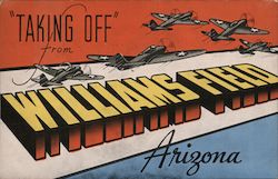 Taking Off from Williams Field Postcard