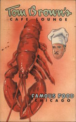 Tom Brown's Cafe Lounge Postcard