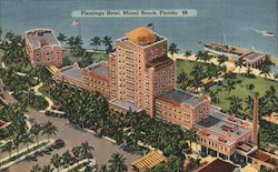 Flamingo HOtel Miami Beach, FL Postcard Postcard Postcard