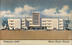 Delmonico Hotel Miami Beach, FL Postcard Postcard Postcard