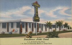 Broadmoor Hotel Court Postcard