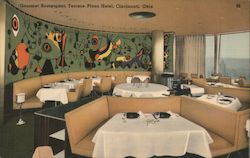 Gourmet Restaurant, Terrace Plaza Hotel Postcard