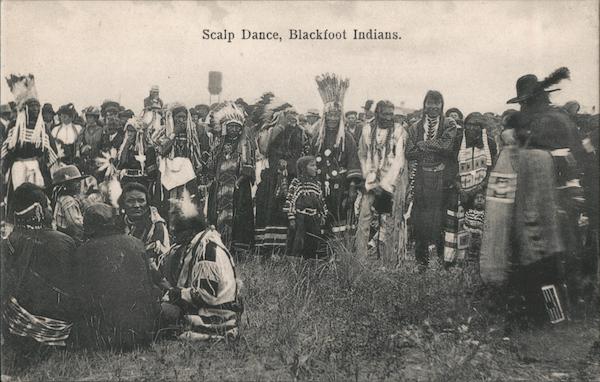Scalp Dance, Blackfoot Indians Native Americana