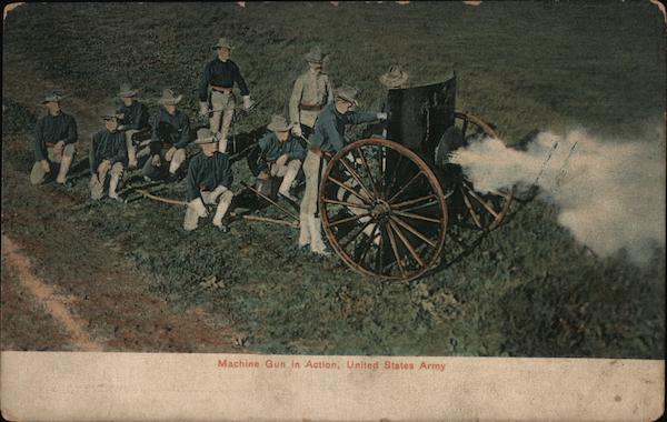 Machine Guns in Action, United States Army