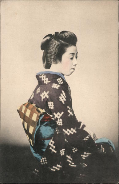 Japanese Woman in a Kimono