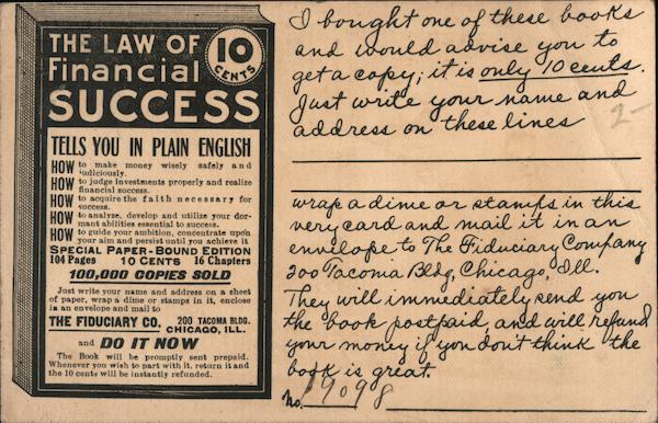 The Law of Financial Success Advertising