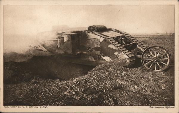 They Keep On a-Shufflin Along. Armored Vehicle. Canadian Official. UK