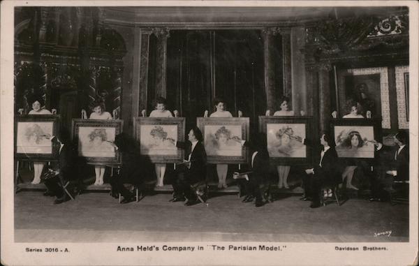 Anna Held's Company in The Parisian Model UK